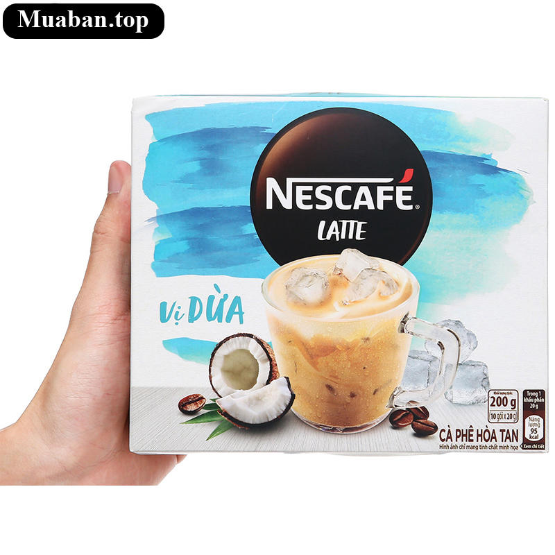 Cà phê NesCafé Latte vị dừa 200g 2