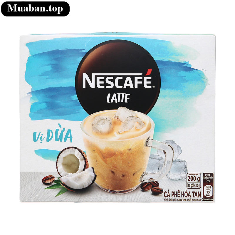 Cà phê NesCafé Latte vị dừa 200g 3