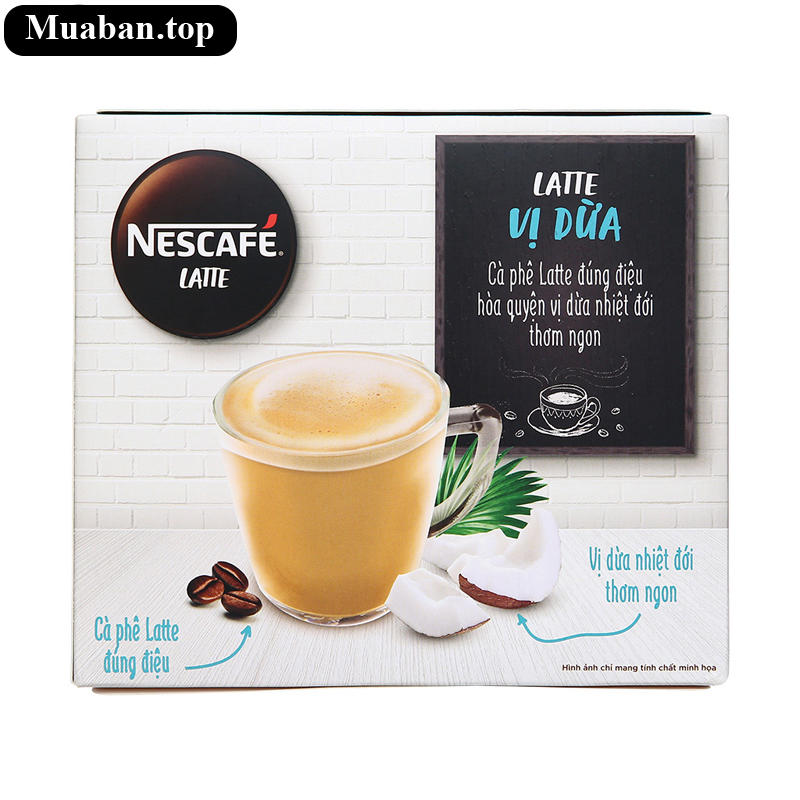 Cà phê NesCafé Latte vị dừa 200g 4