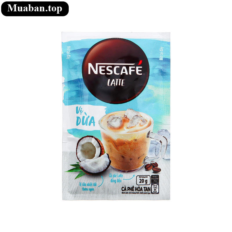 Cà phê NesCafé Latte vị dừa 200g 7