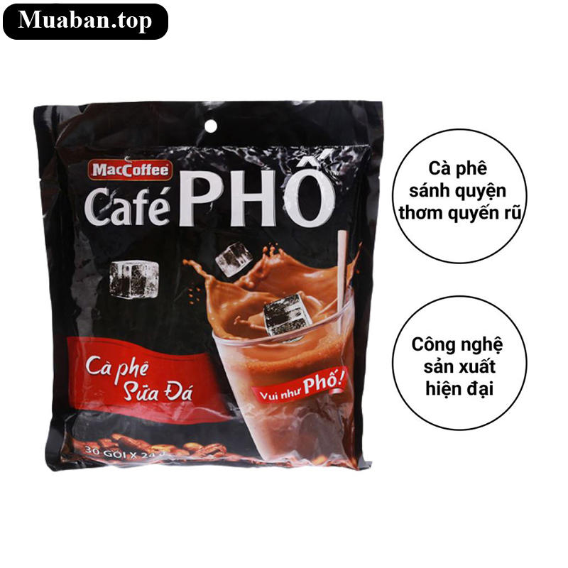 Cà phê sữa đá MacCoffee Café Phố 720g 8