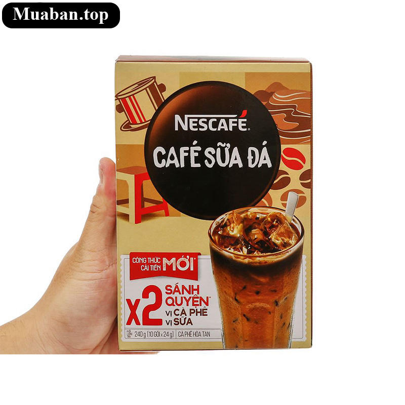 Cà phê sữa đá NesCafé nhân đôi sánh quyện 240g 2