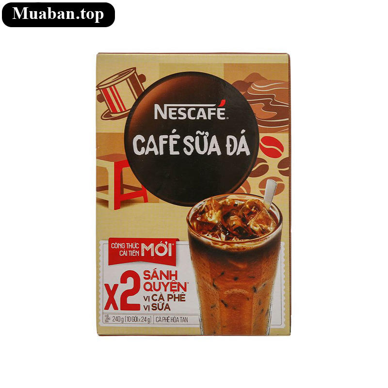 Cà phê sữa đá NesCafé nhân đôi sánh quyện 240g 3