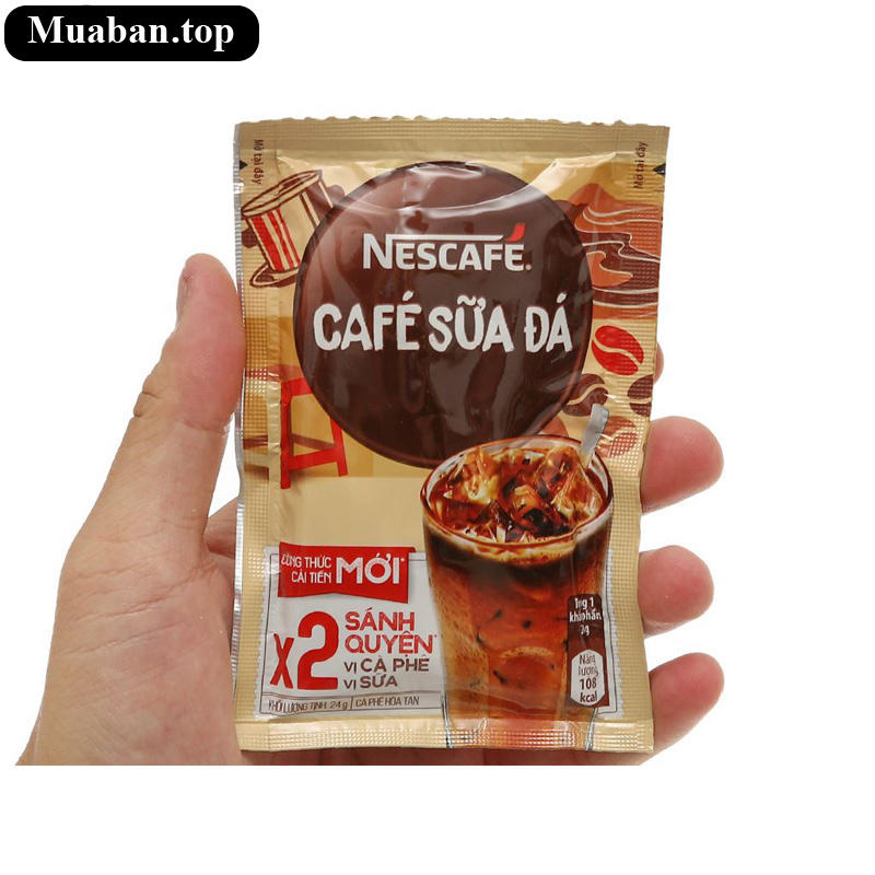 Cà phê sữa đá NesCafé nhân đôi sánh quyện 240g 9