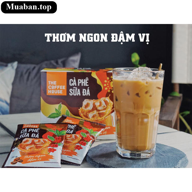Cà phê sữa đá The Coffee House 220g 12