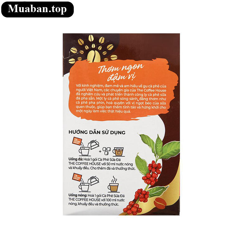 Cà phê sữa đá The Coffee House 220g 7