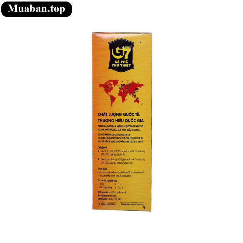 Cà phê sữa G7 gu mạnh X2 300g 3