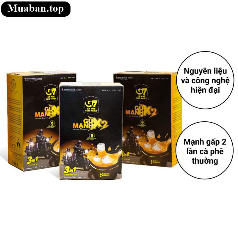 Cà phê sữa G7 gu mạnh X2 300g 7
