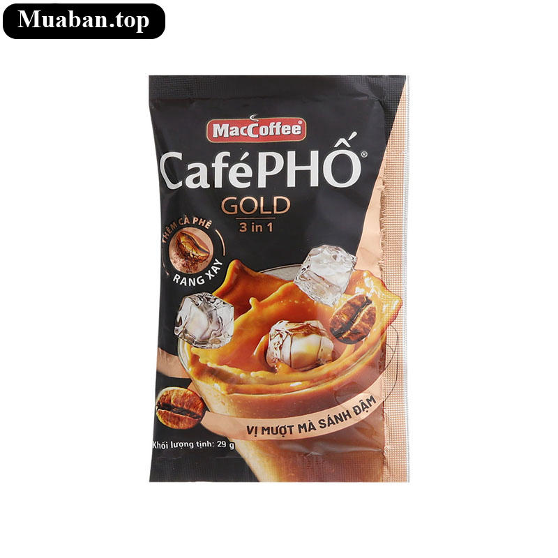Cà phê sữa MacCoffee Café Phố Gold 3in1 290g 9