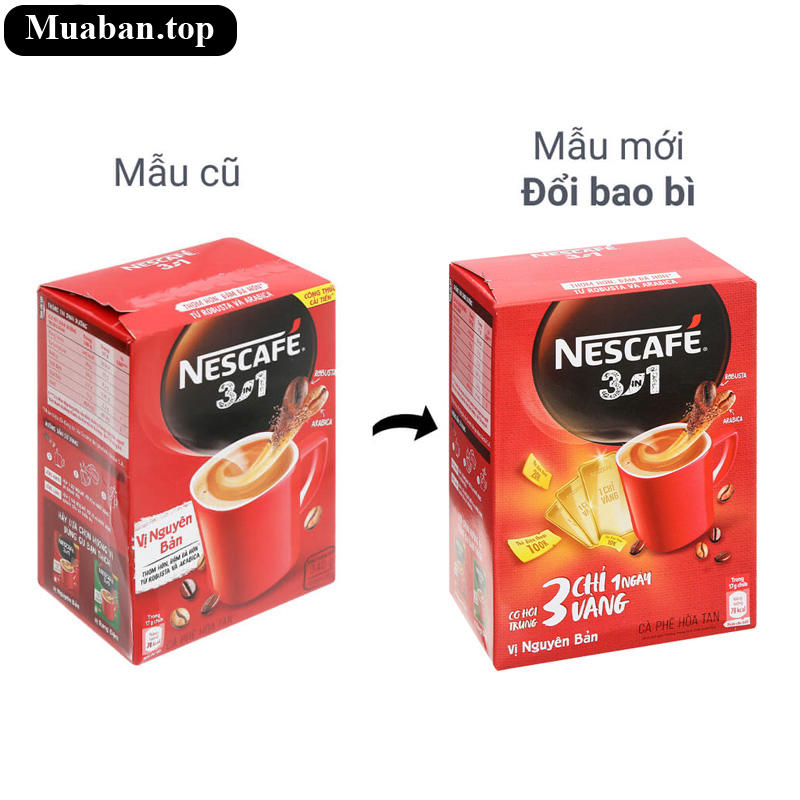 Cà phê sữa NesCafé 3 in 1 đậm đà hài hòa 340g 3