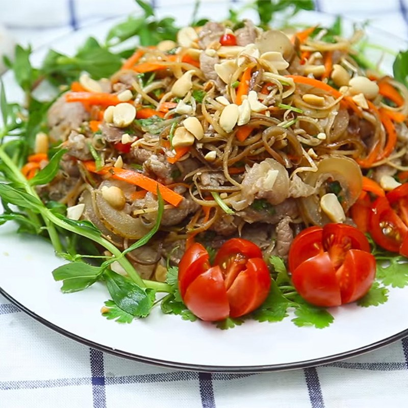 Cách làm gỏi bê thui bắp chuối mới lạ hấp dẫn dễ làm tại nhà