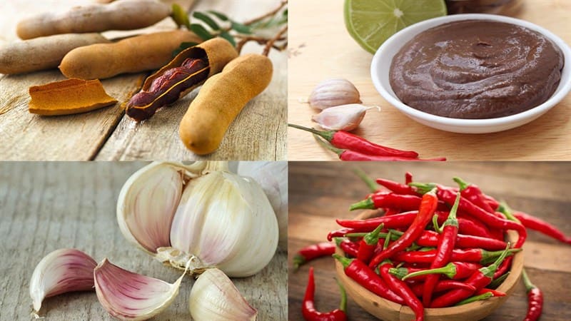 Cách làm Mắm ruốc me chấm xoài xanh 1