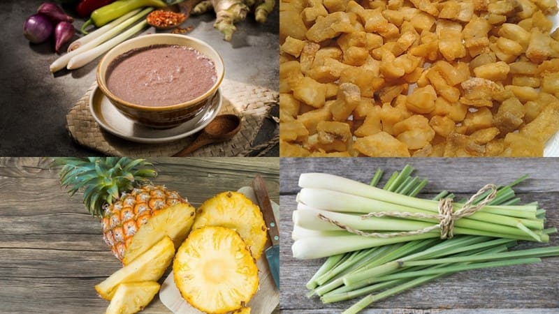 Cách làm mắm ruốc tóp mỡ chấm xoài xanh 1