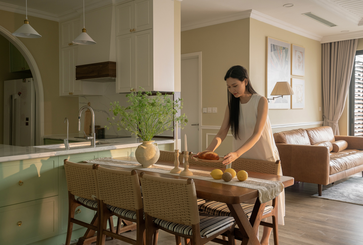 Căn hộ phong cách đồng quê phối độc lạ 1