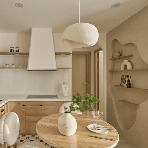 Căn hộ Wabi Sabi đơn giản thanh lịch và sang trọng