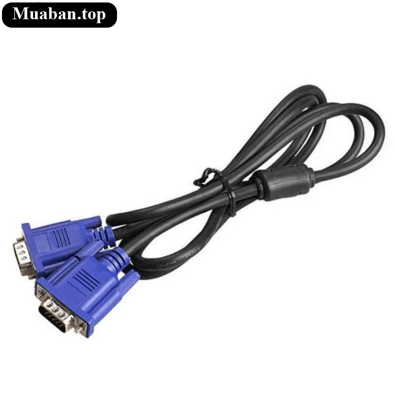 Cáp VGA dài 1m5 có chống nhiễu dây màu đen