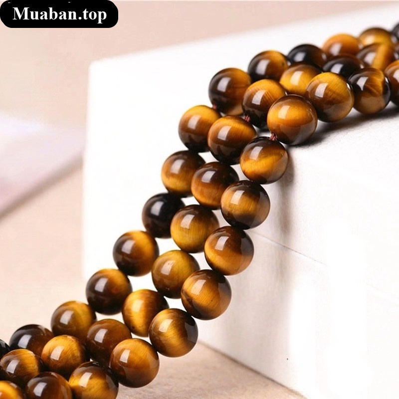 Chuỗi đá mắt hổ nhiều kích thước mang lại phong thủy cho gia chủ 5