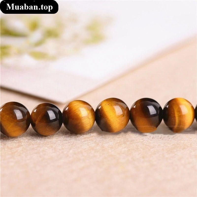 Chuỗi đá mắt hổ nhiều kích thước mang lại phong thủy cho gia chủ 6