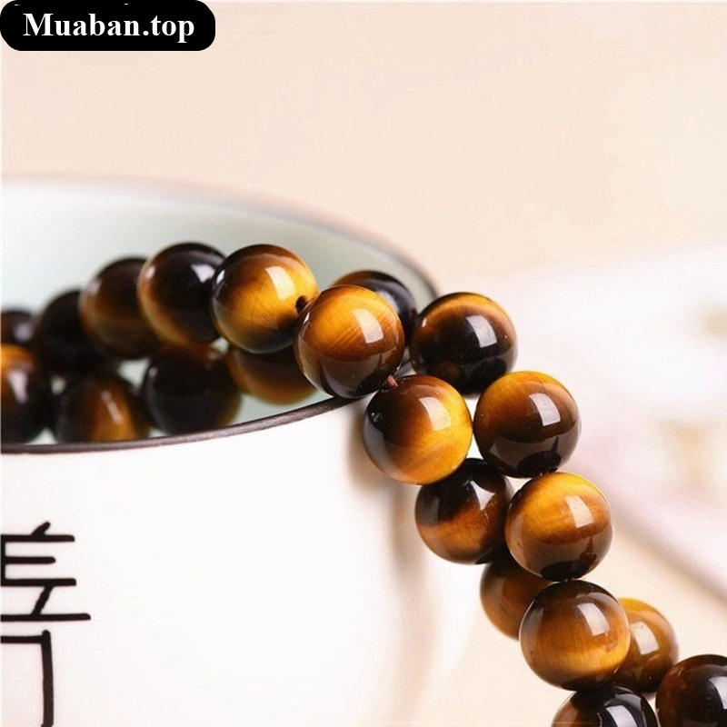 Chuỗi đá mắt hổ nhiều kích thước mang lại phong thủy cho gia chủ 7