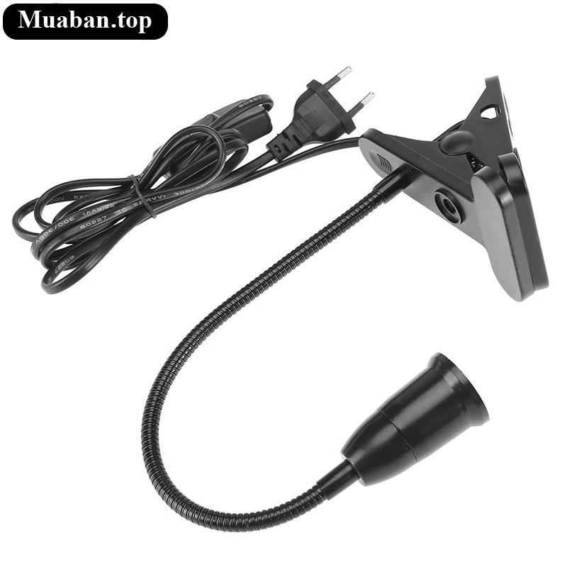 Chuôi kẹp đèn led kéo dài tiện dụng có công tắc on off 3