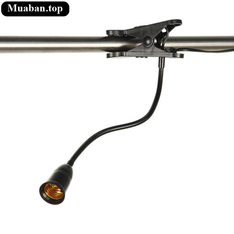 Chuôi kẹp đèn led kéo dài tiện dụng có công tắc on off 4