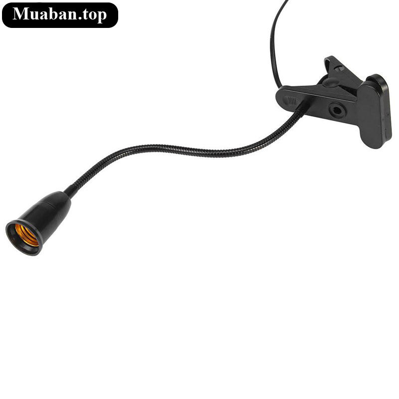 Chuôi kẹp đèn led kéo dài tiện dụng có công tắc on off 6