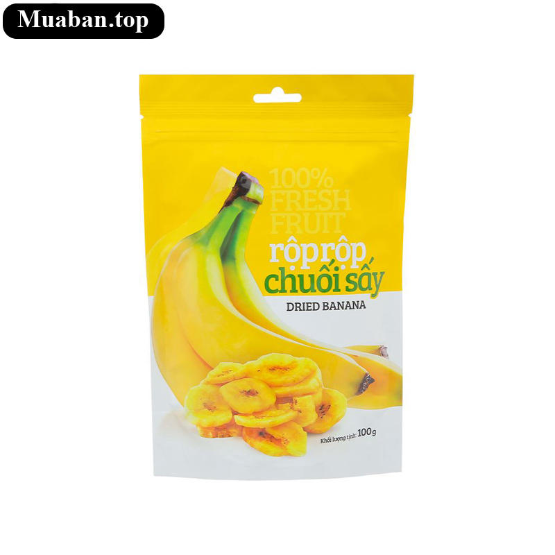 Chuối sấy Rộp Rộp gói 100g Chuối sấy Rộp Rộp gói 100g