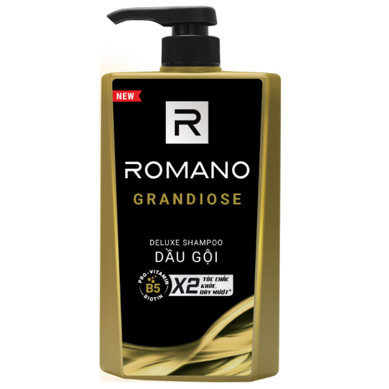 Dầu gội Romano Grandiose hương nước hoa 650g