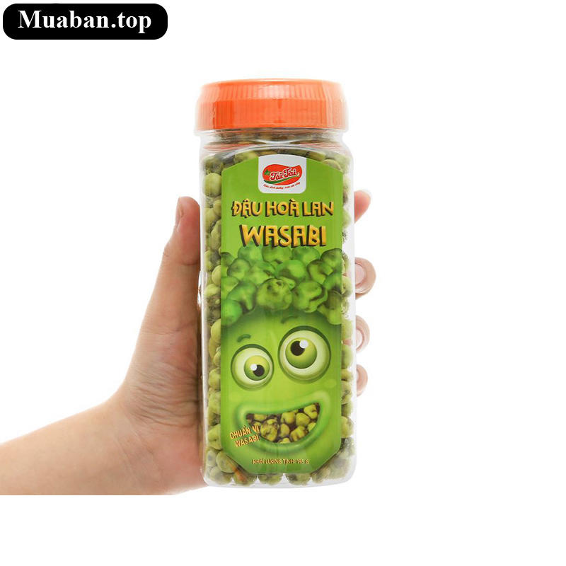 Đậu hà lan wasabi Tài Tài hũ 195g 5