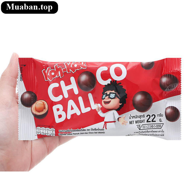 Đậu phộng phủ socola Koh-Kae gói 22g 4