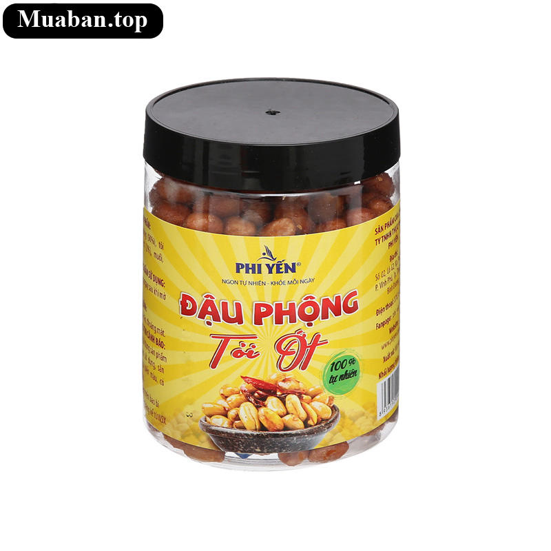 Đậu phộng vị tỏi ớt Phi Yến hũ 180g Đậu phộng vị tỏi ớt Phi Yến hũ 180g