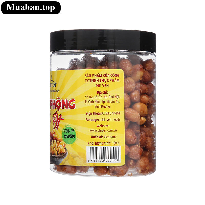Đậu phộng vị tỏi ớt Phi Yến hũ 180g 4