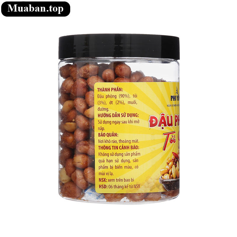 Đậu phộng vị tỏi ớt Phi Yến hũ 180g 5