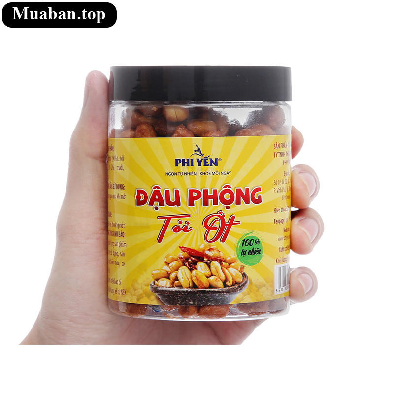 Đậu phộng vị tỏi ớt Phi Yến hũ 180g 8