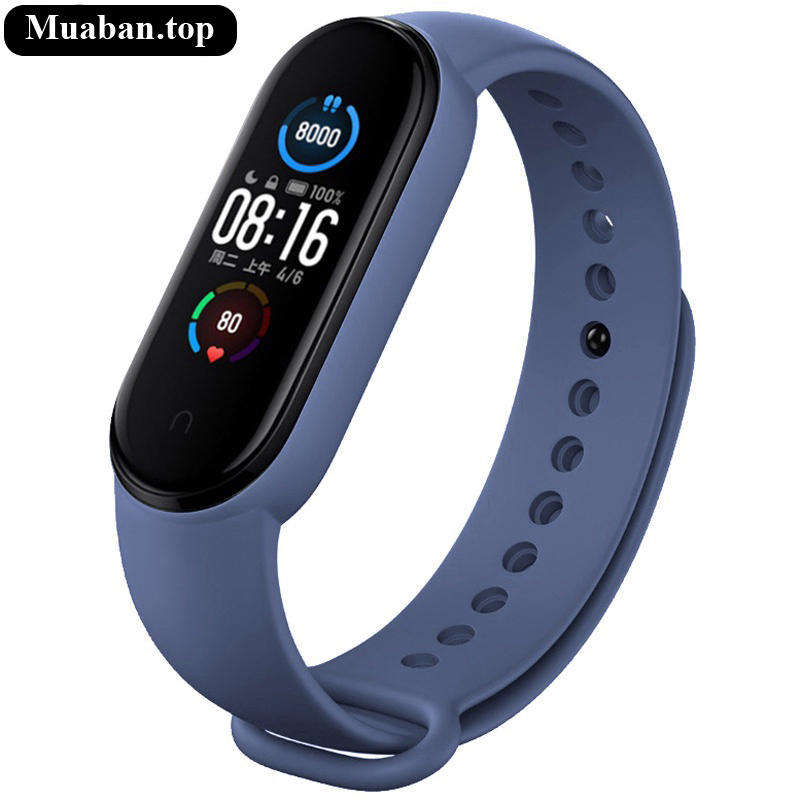 Dây đeo thay thế bằng Silicon nhiều màu cho Xiaomi Mi Band 10