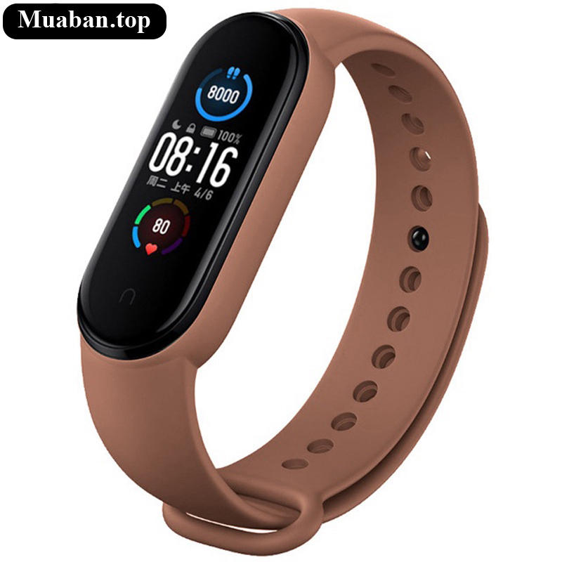 Dây đeo thay thế bằng Silicon nhiều màu cho Xiaomi Mi Band 12