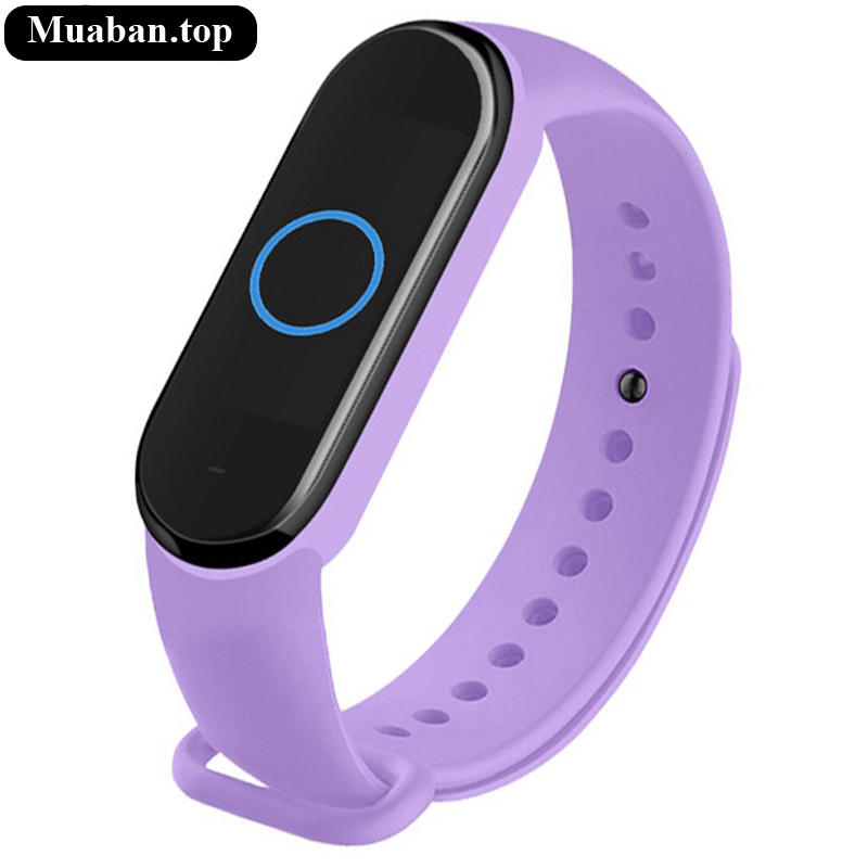 Dây đeo thay thế bằng Silicon nhiều màu cho Xiaomi Mi Band 6