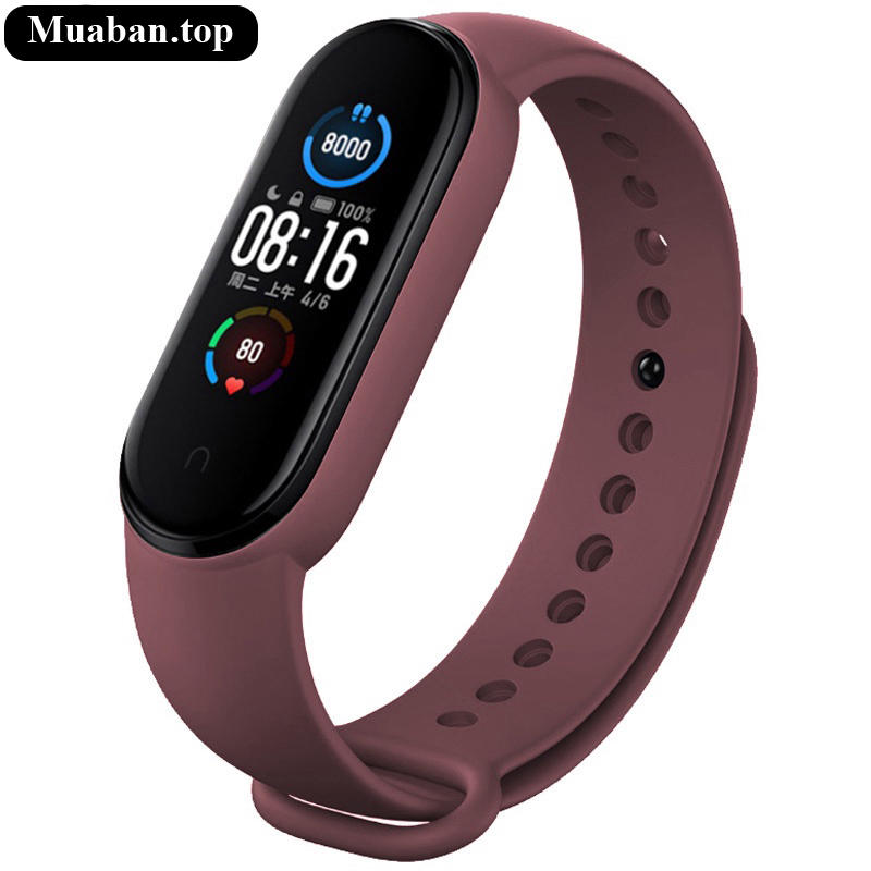Dây đeo thay thế bằng Silicon nhiều màu cho Xiaomi Mi Band 8