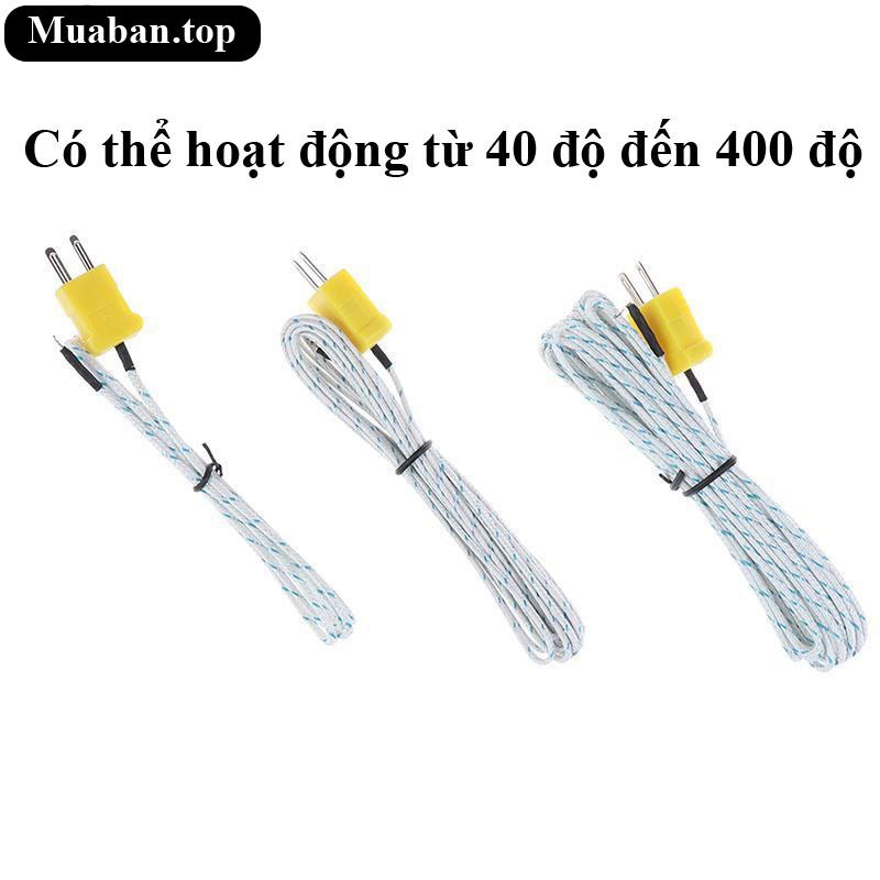 Dây đo cảm biến nhiệt độ loại K Tp-01 Dành Cho Máy Tm-902C Tes-1310 Dây đo cảm biến nhiệt độ loại K Tp-01 Dành Cho Máy Tm-902C Tes-1310