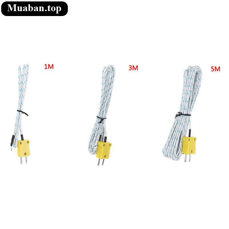 Dây đo cảm biến nhiệt độ loại K Tp-01 Dành Cho Máy Tm-902C Tes-1310 2