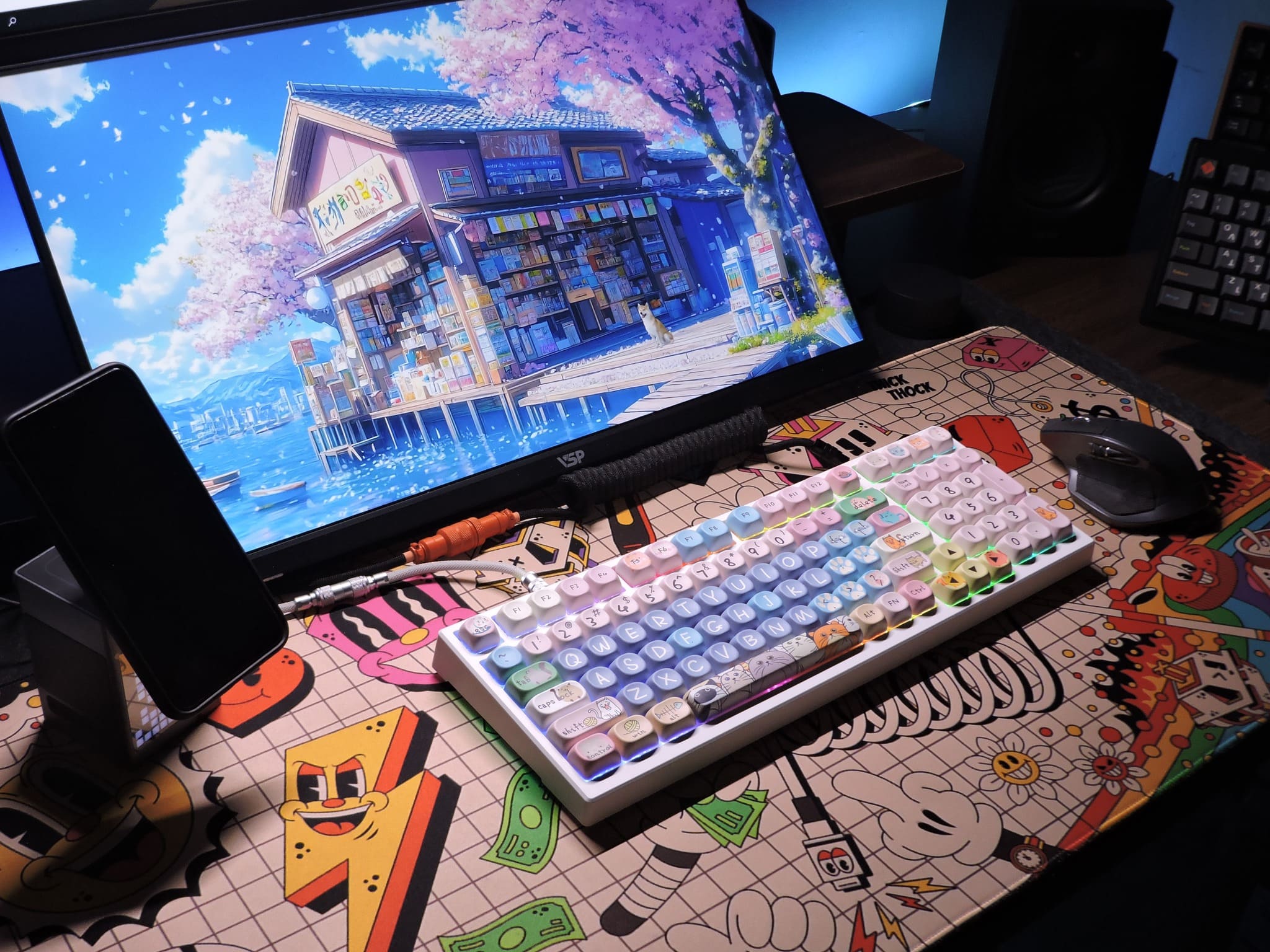 Đây là bộ bàn phím cute như trong truyện tranh Anime 1