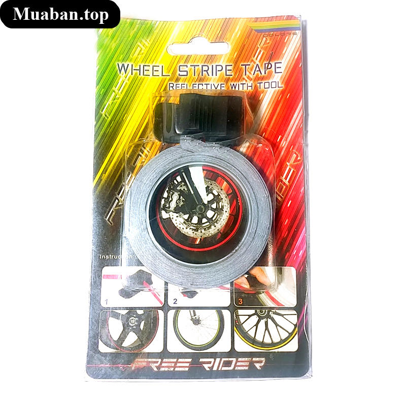 Decal phản quang dán viền dành cho xe máy 5