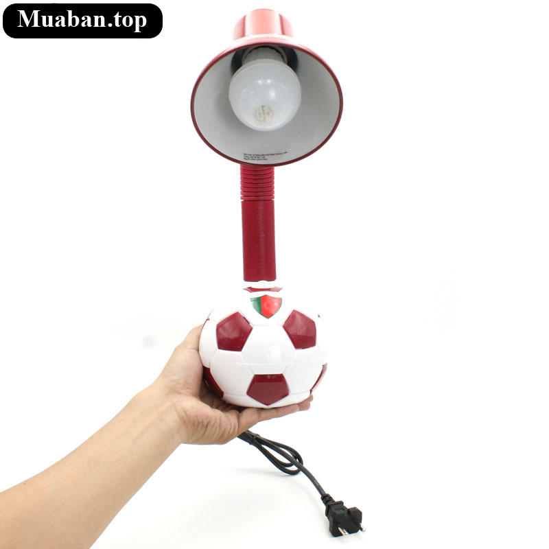 Đèn bàn học dáng đứng hình trái banh màu đỏ trắng 8