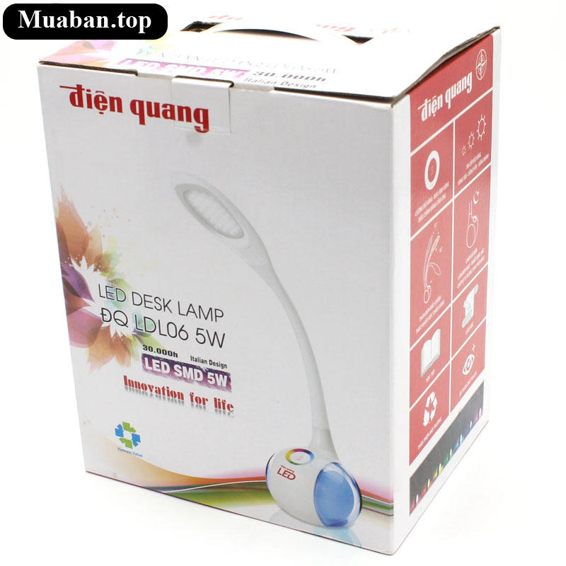 Đèn Bàn Học Led Đổi Màu Điện Quang ĐQ LDL06 5W 10