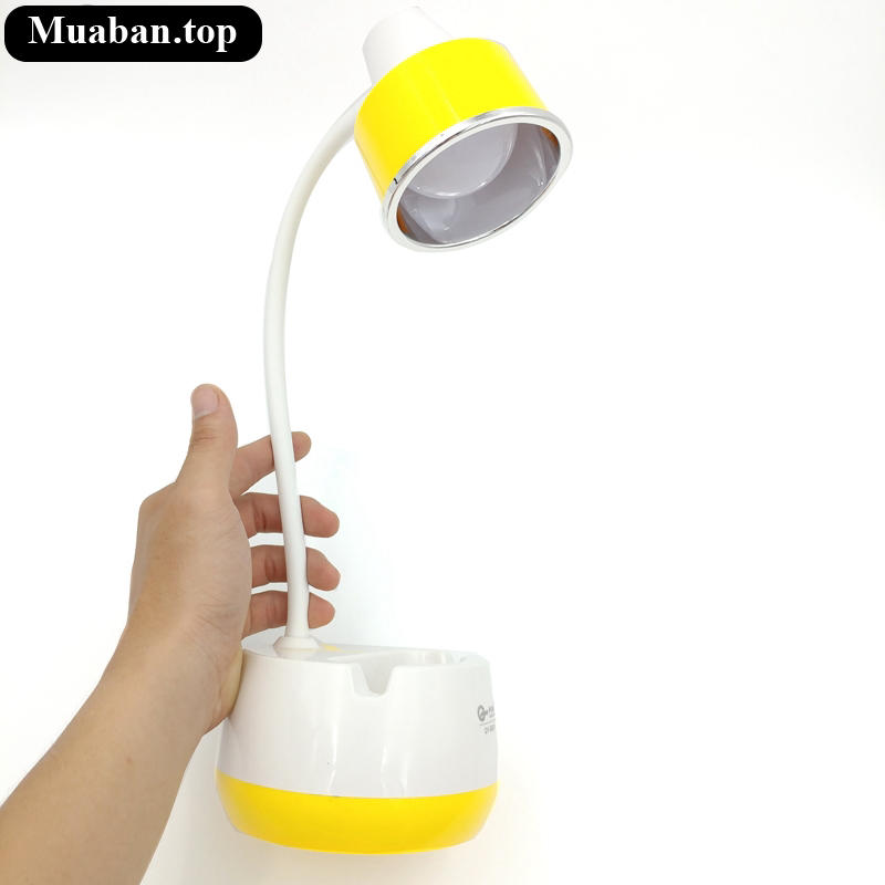 Đèn bàn học QY8601 dáng đứng màu vàng 3