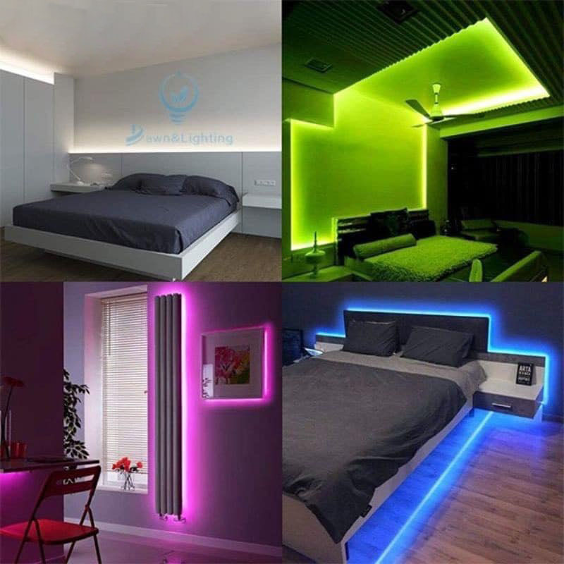 Đèn Led dây RGB 16 triệu màu 5M điều khiển đổi màu bằng app 4