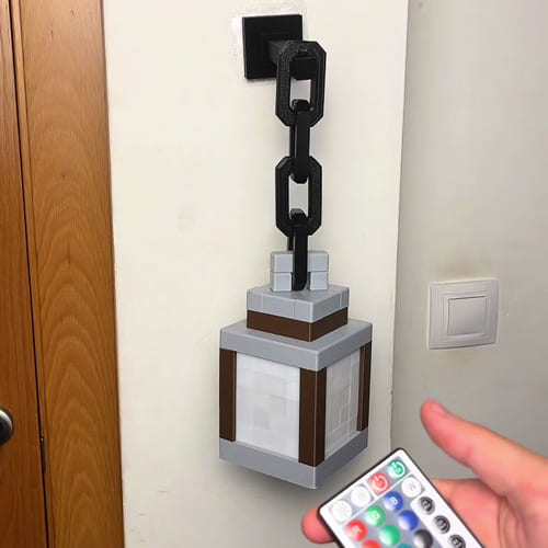 Đèn treo tường phong cách Minecraft Trang trí độc đáo cho game thủ Đèn treo tường phong cách Minecraft Trang trí độc đáo cho game thủ