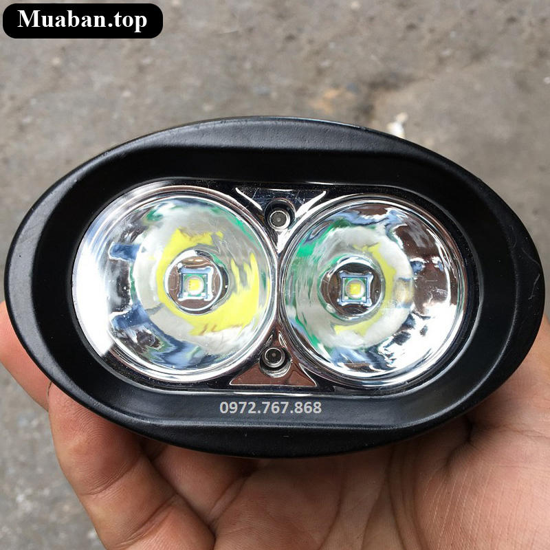Đèn trợ sáng L2 gắn cho xe máy sử dụng điện từ 12 đến 48 volt 4