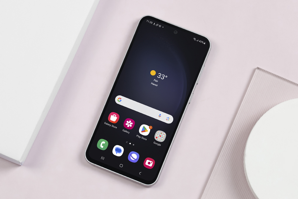 Điện thoại Samsung Galaxy S23 FE 5G 8GB 128GB Tím và Xám 2