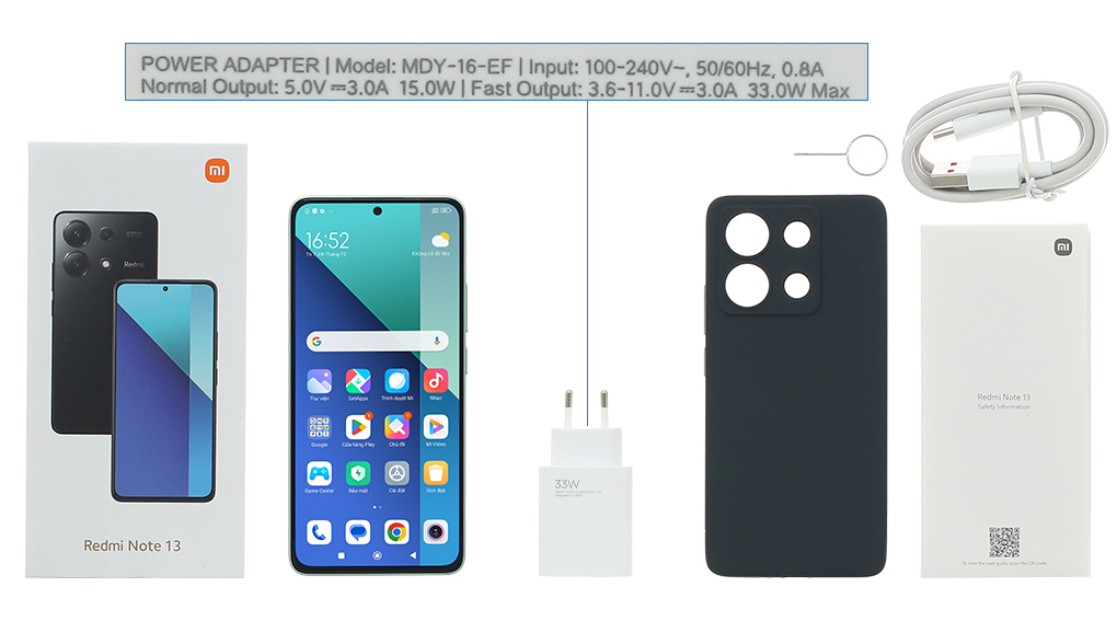 Điện thoại Xiaomi Redmi Note 13 bản ram 8GB rom 128GB 13